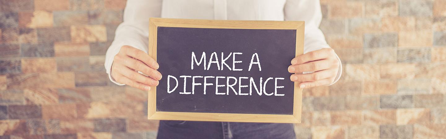 Make a difference